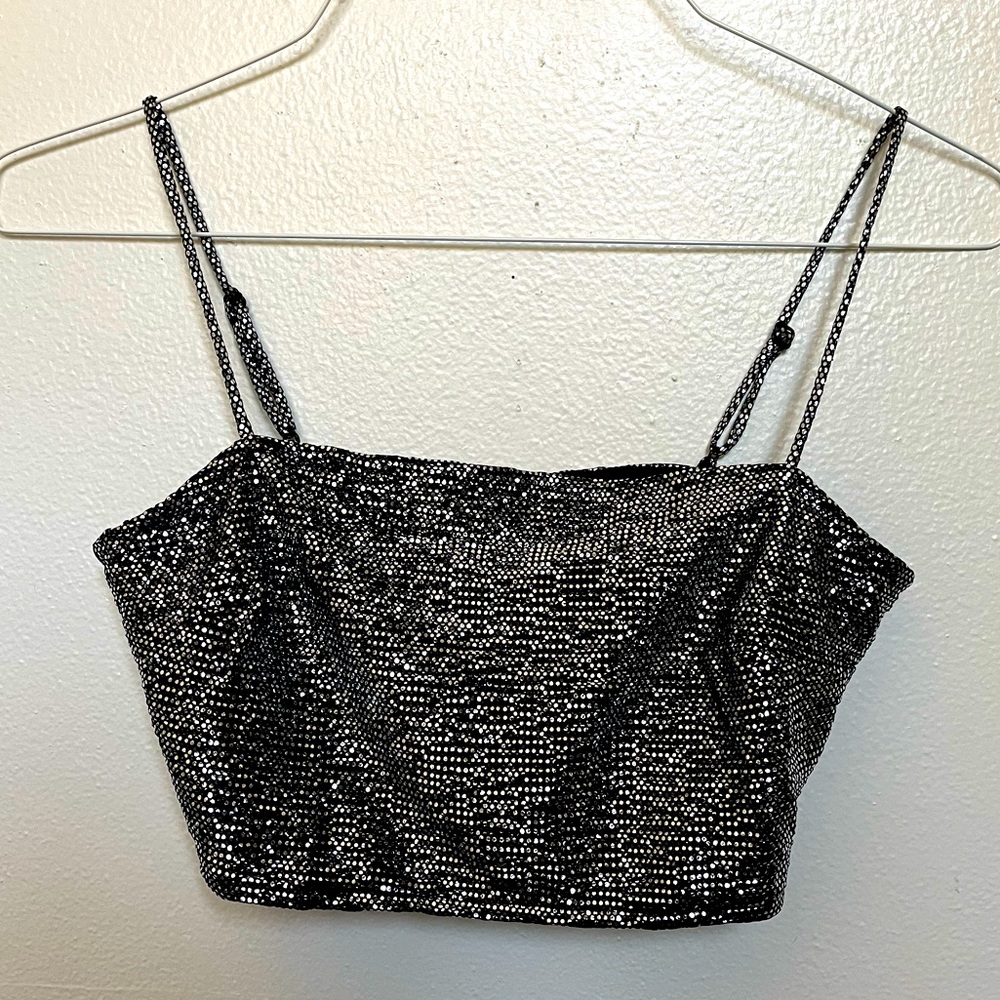 H&M Sparkle Crop Top/Bralette